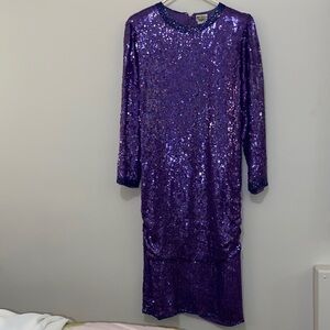 Vintage Sequin Dress Medium